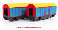 R9316 Hornby Playtrains Express Goods 2 Closed Wagon Pack